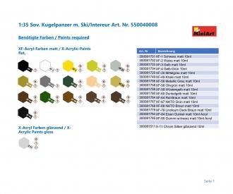 1:35 Sov. Kugelpanzer m. Ski/Intereur