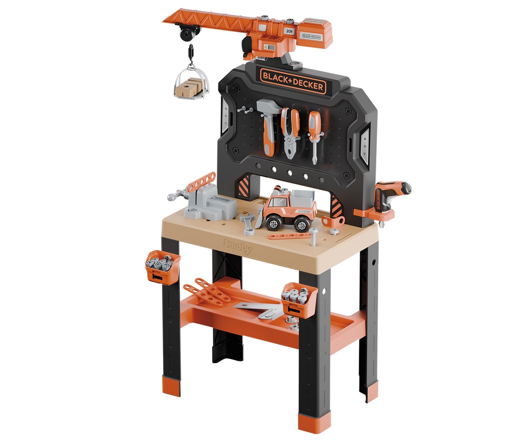 Produktbild von Mamabrum Spielwerkbank XXL Multifunktionale Holz-Werkbank Für Kinder - Inkl. Werkzeuge