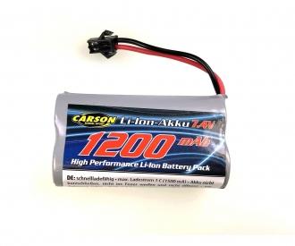 7,4V/1200mAh LiION Akku : 500404127 JST