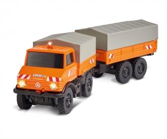 1:87 MB Unimog U406 w. trailer 100% RTR
