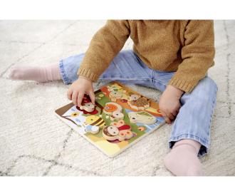 Feel Puzzle with Fabric - Bee Happy