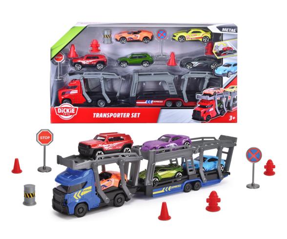 Transporter Set Car Transporter with 5 Cars