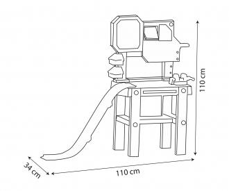 Smoby Spidey Werkbank mit Sprungschanze