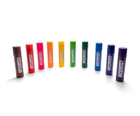 Glibbi Baff Paints mit Schablonen