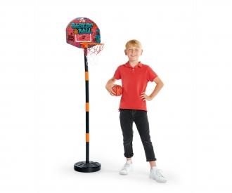 Set de basketball avec panier, panneau et ballon