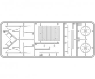 1:35 Charrette de marché avec fruits