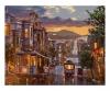 Evening in San Francisco 40 x 50 cm - Painting by Numbers