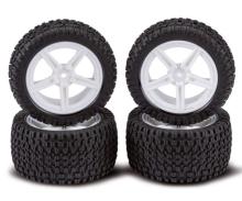1:10 All-Terrain Wheel Set, RC tyres, 2WD/4WD