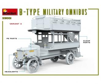 1:35 WWI Miltär Omnibus B-Typ