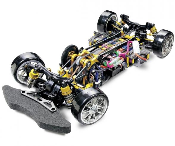 1:10 RC TA05-VDF Drift Chassis Gold Edi.