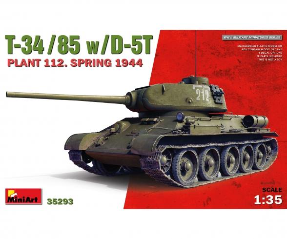 1:35 T-34/85 w/D-5T Plant 112 Spri. 1944