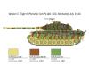 Italeri King Tiger model kit 1:56 with figure