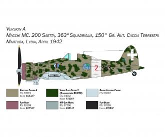 Macchi MC. 200 Series XXI-XXIII Aircraft Kit