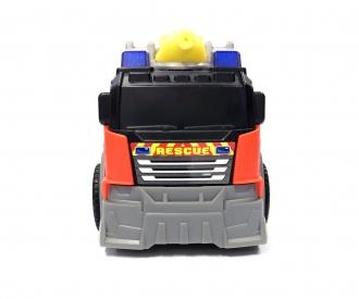 Camion de pompiers à roue libre avec lumière et son