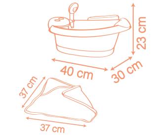 Smoby Baby Nurse Balneo Bath