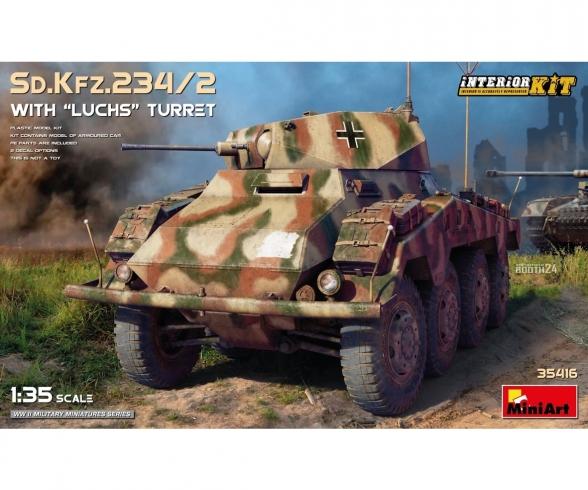 1:35 Sd.Kfz.234/2 w. Luchs Turret w. Int