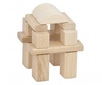 Natural Wooden Blocks - 100 Pieces