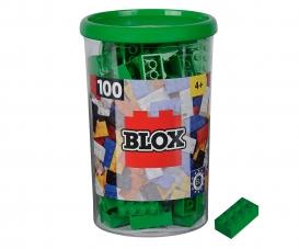 Blox - 100 briques de 8 pièces vertes - compatibles avec les briques de jeu connues