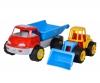 Camion benne et pelleteuse Androni