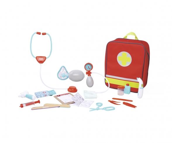 Sac à dos médecin avec 20 accessoires médicaux