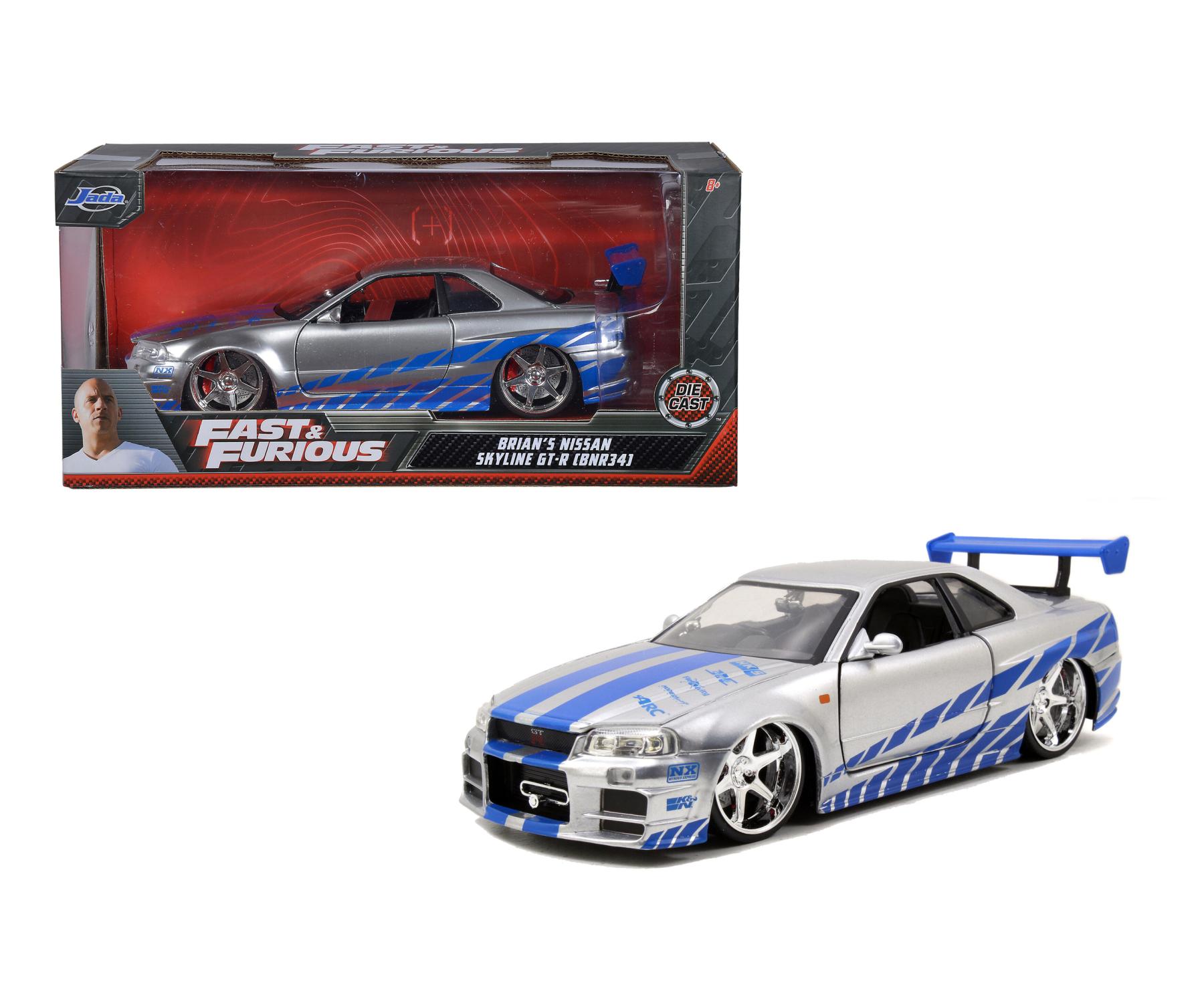 Dodge Charger 1970 Nero Jada 1/24 - Fast & Furious, Pressofuso Con Box Originale