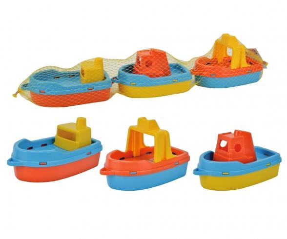3 Bateaux Androni – Set de jeu eau et sable
