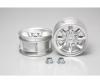 M-Chassis 8-Spoke Wheels, RC rims, chrome 24mm