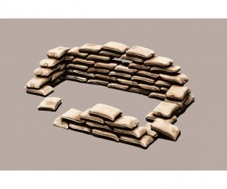 Italeri Sand bags model accessory kit 1:35