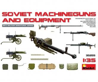 1:35 Sov. Machinengewehr-/Zubehör Set