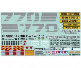 Scania 770 S Sticker Bag, model decal set