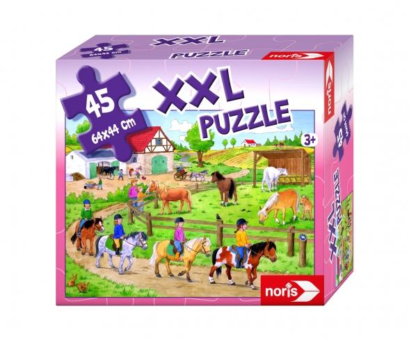 big-sized jigsaw puzzle pony farm