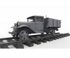 1:35 1,5to Railroad Truck AA Type w/Rail