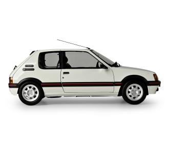 1:8 IXO Peugeot 205 GTI Weiß