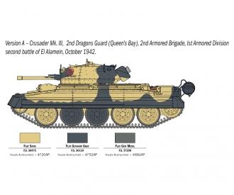 1:35 Brit. Crusader Mk.III avec. Équipage