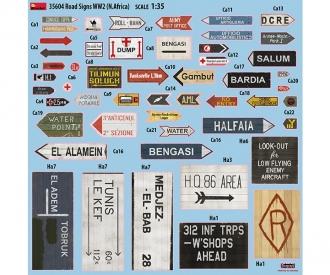 1:35 WW2 Road Signs N.Africa