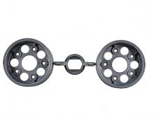 1:10 Porsche 911 RSR front wheel set, 26 mm