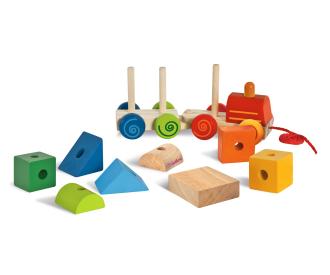 Pull-Along Train - 11 Pieces