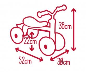 Smoby Rutscherfahrzeug Rookie Rot