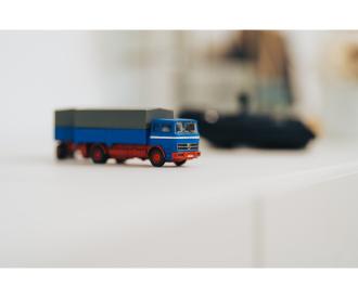 1:87 MB 1620 Tarp Truck, RC truck, 100% RTR