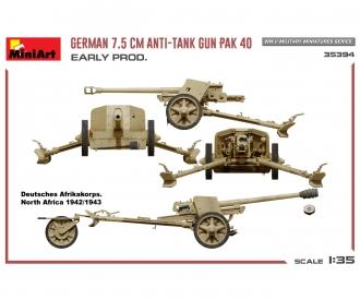 1:35 Dt. 7,5cm PaK 40 Production précoce