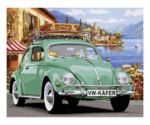 Volkswagen Kafer 40 x 50 cm - Painting by Numbers