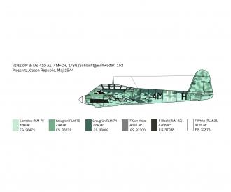 ME 410 HORNISSE Aircraft Model Kit 1:72