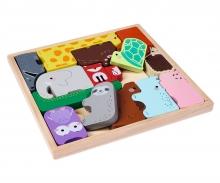 Animalset in Wooden Box