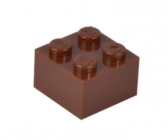 Blox 100 briques 4 plots marron en boîte