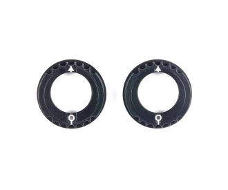 TA08R/Pro Alum. Diff.-Mount +0.8, chassis option part