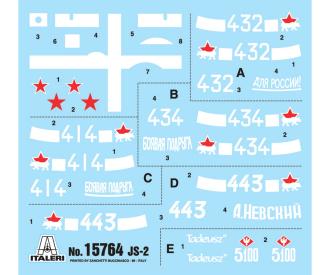 Josef Stalin JS-2 model kit in 1:56 scale