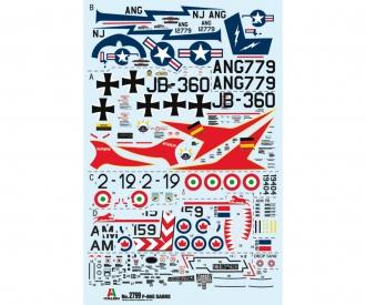 Italeri F-86E Sabre Aircraft Model Kit 1:48