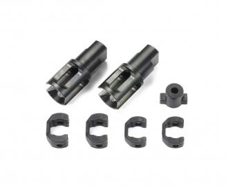 TRF420 Steel F Direct Cups, RC chassis parts