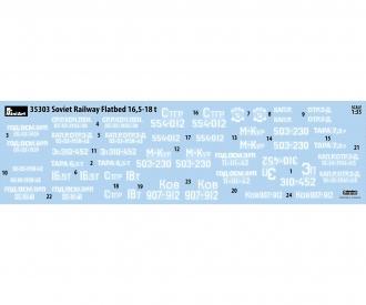 1:35 Sov. Railway Flatbed 16,5-18to.