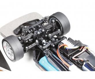 1:10 RC TT-02 Chassis, aufgebaut